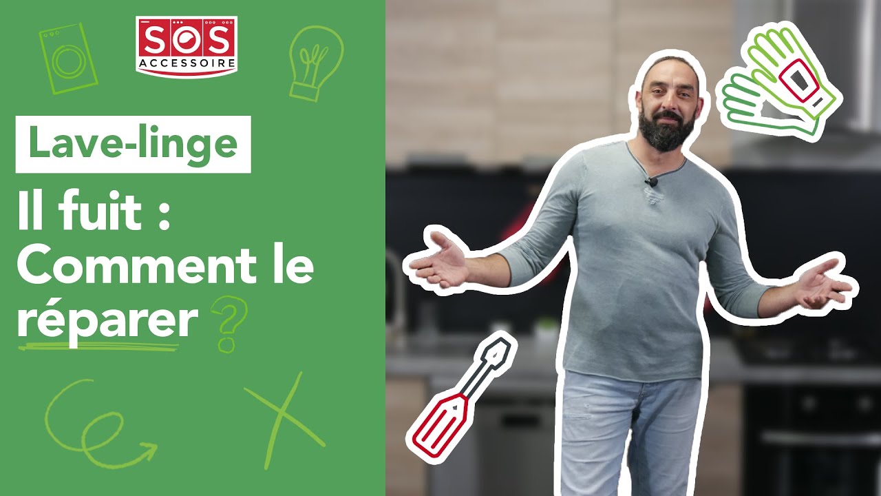 💧 Mon lave-linge fuit, comment le réparer ?