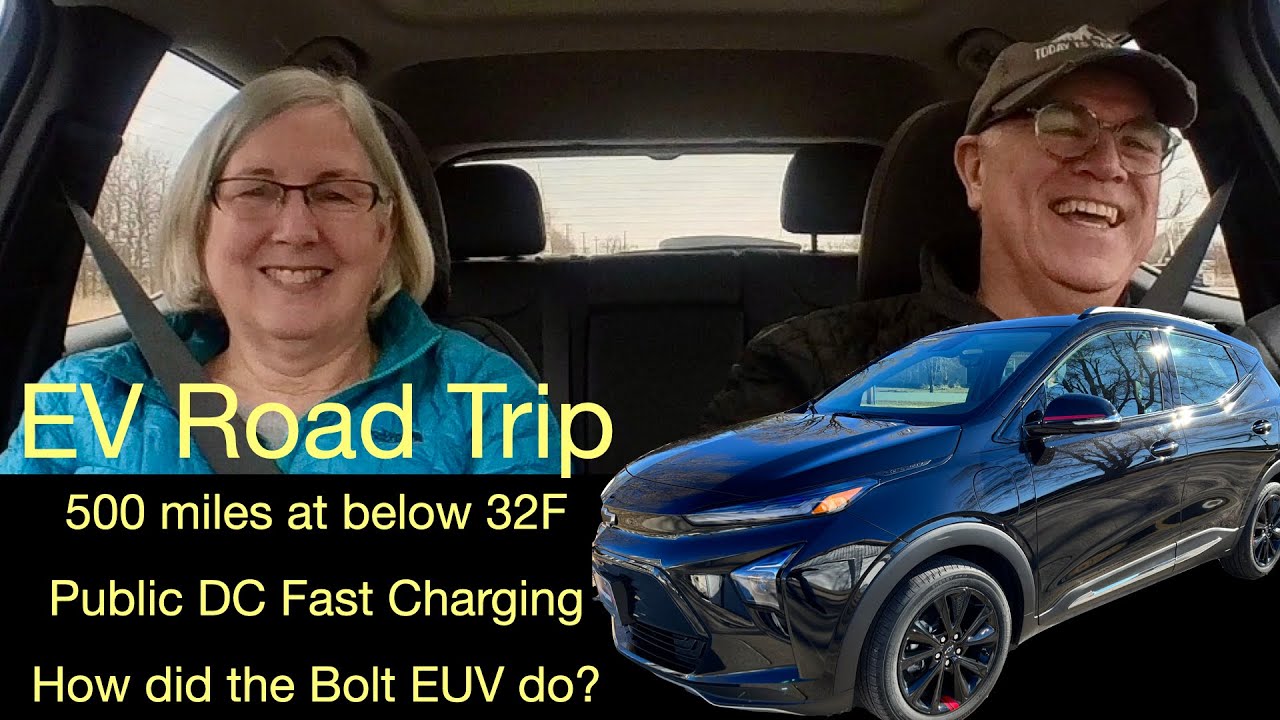 EV Road Trip Charging - Bolt EUV 500 mile trip