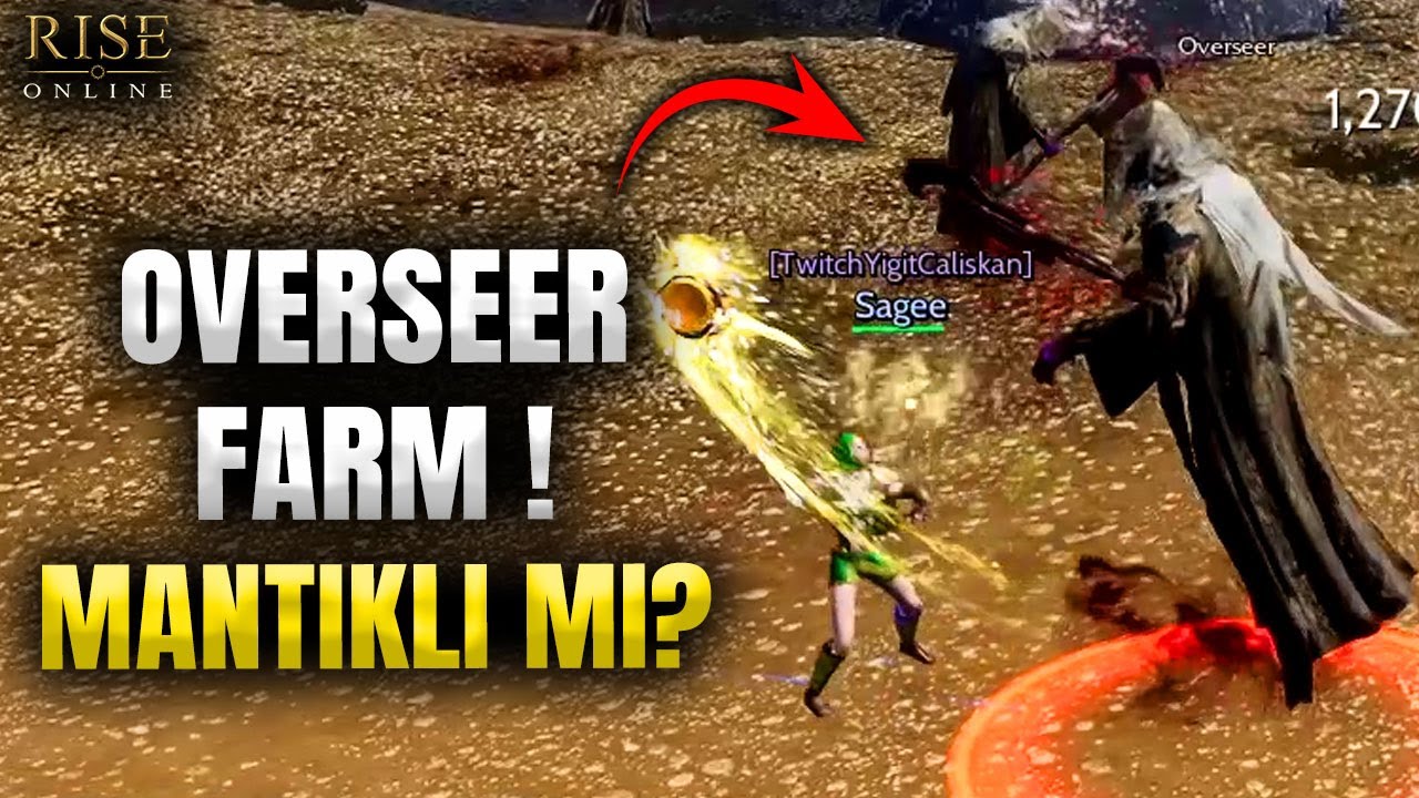 RISE ONLINE OVERSEER FARM ATTIM NE D&Uuml;ŞT&Uuml;? 💎 Rise Online Farm