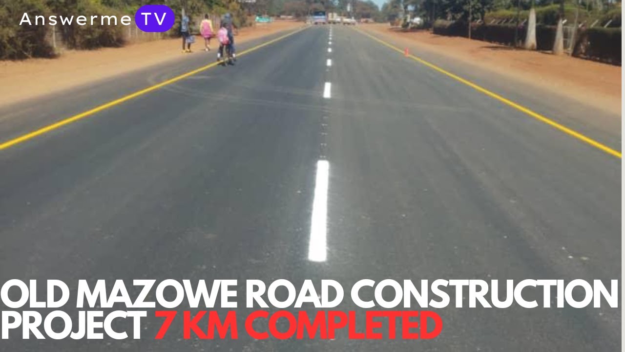 Road to 17 June Old Mazowe Road Rehabilitation Completed Now Open to Traffic