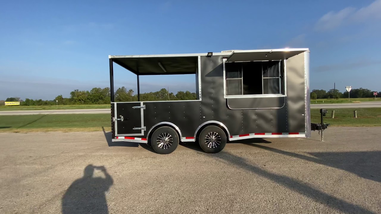 2021 8.5x18 Cargo Craft Porch Trailer