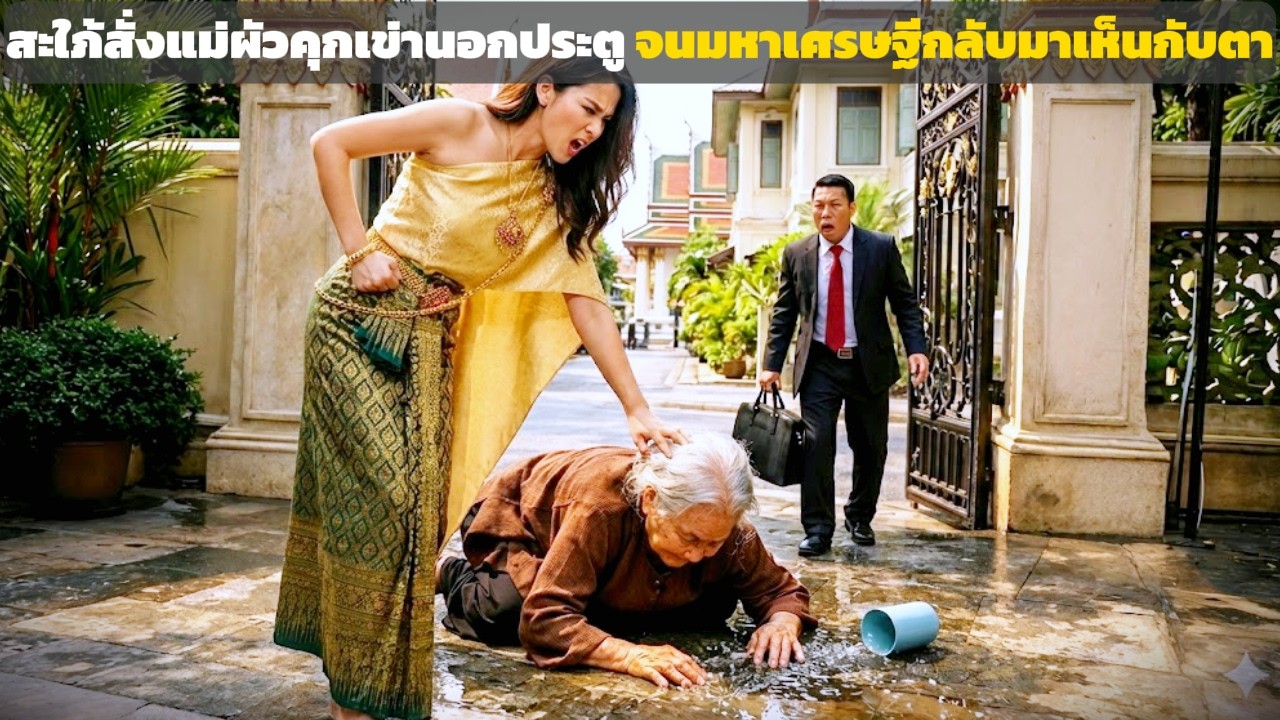 สะใภ้ให้แม่ผัวคุกเข่ากลางบ้าน ไม่รู้ว่ามหาเศรษฐีกำลังกลับมา | เรื่องบ้านเรา