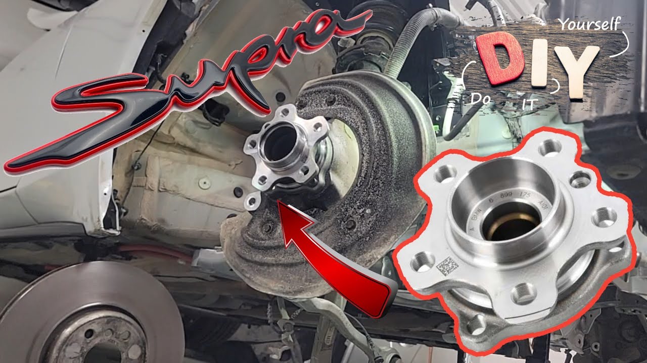 Toyota Supra 2020+ Front Hub Bearing,  Pads & Rotors INSTALLED #diy #mechanic #repair