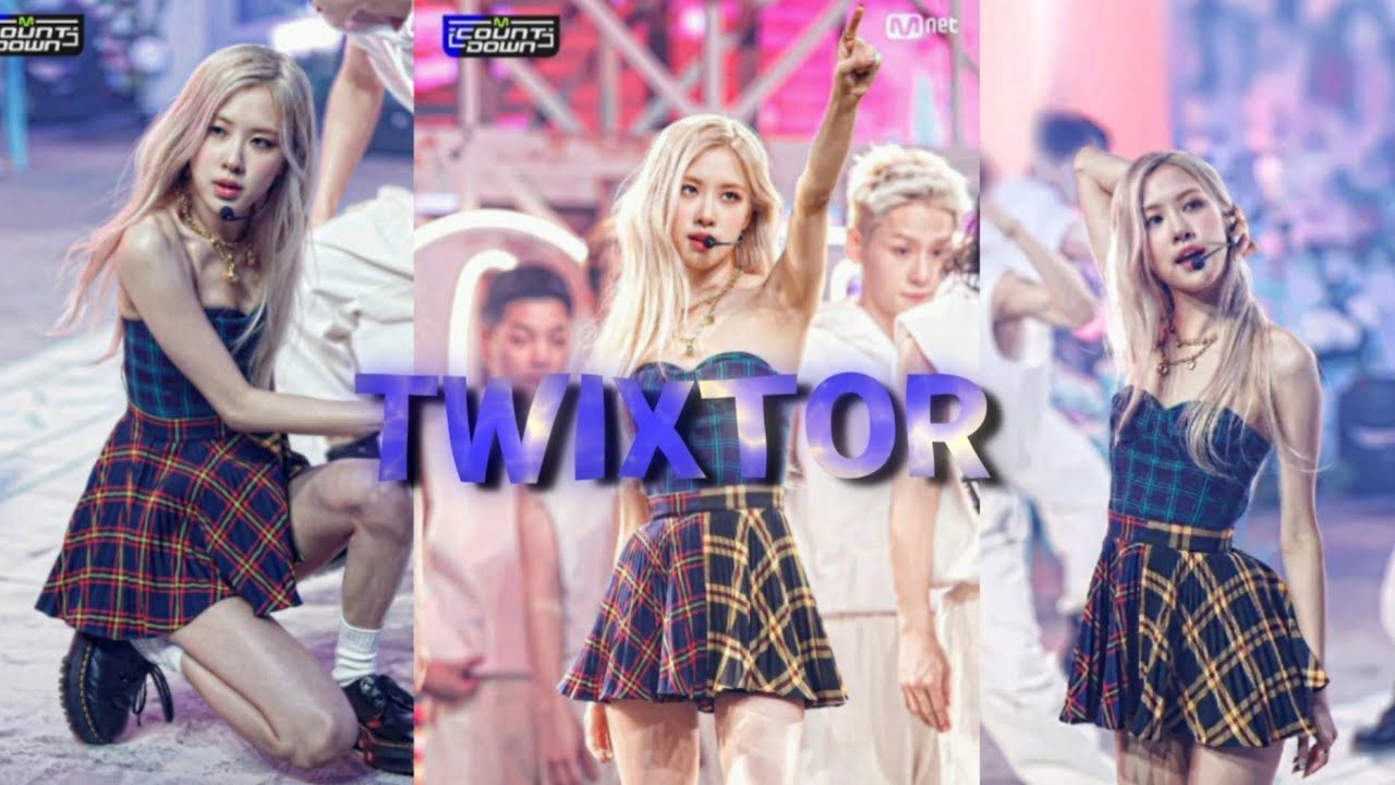 ROSÉ ON THE GROUND BLACKPINK TWIXTOR 4K 