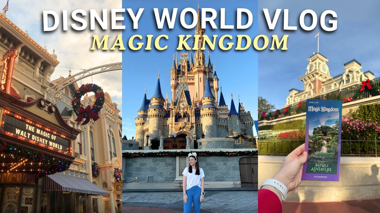 DISNEY WORLD VLOG DAY 1 — Magic Kingdom, Happily Ever After, Multi-pass, Steakhouse 71 & more!