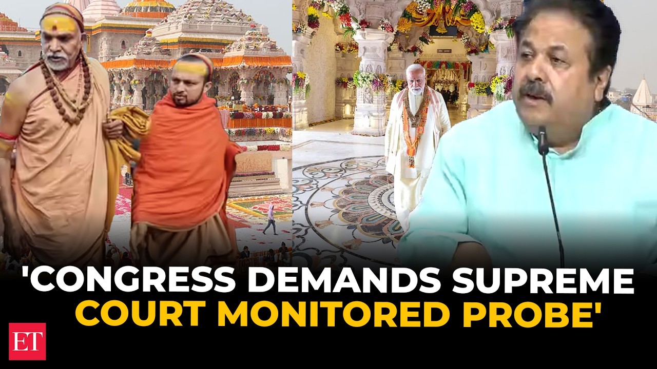 Congress demands Supreme Court-monitored probe into alleged Ram Temple donation row
