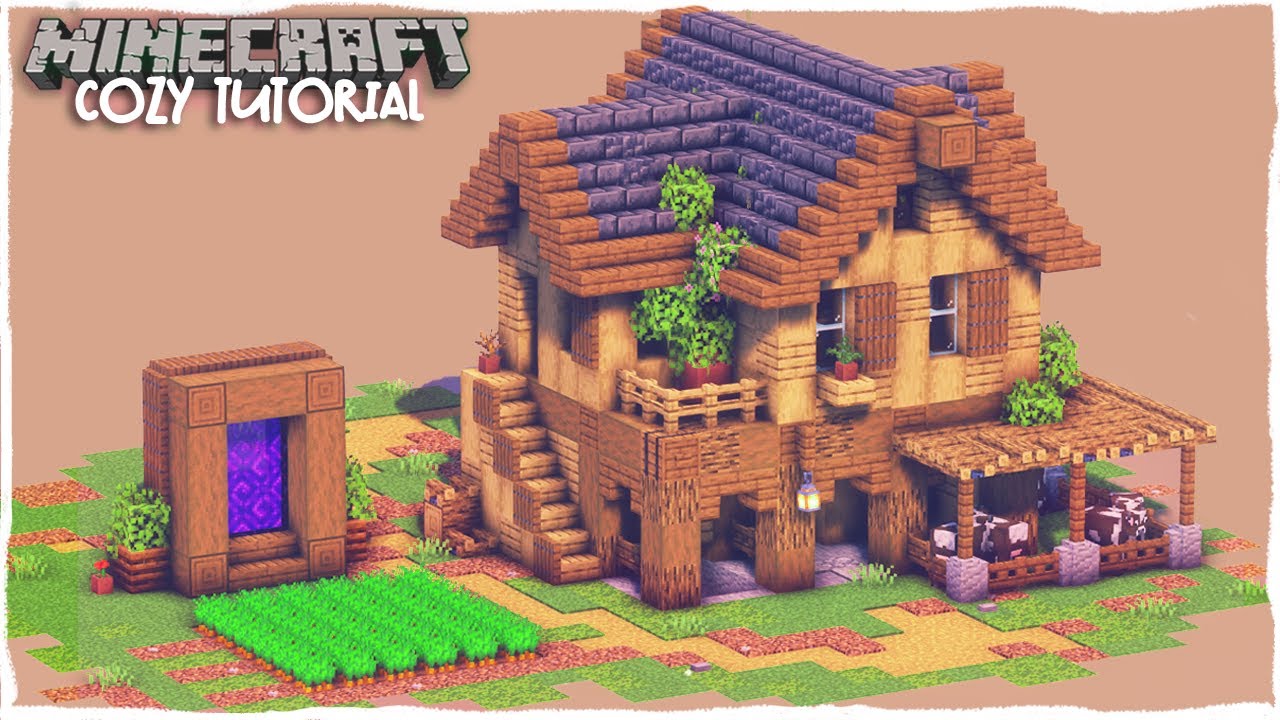 Minecraft 1.21: How to Build a Survival Starter  House | Easy Tutorial