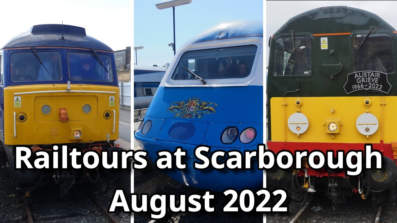 Railtours at Scarborough August 2022
