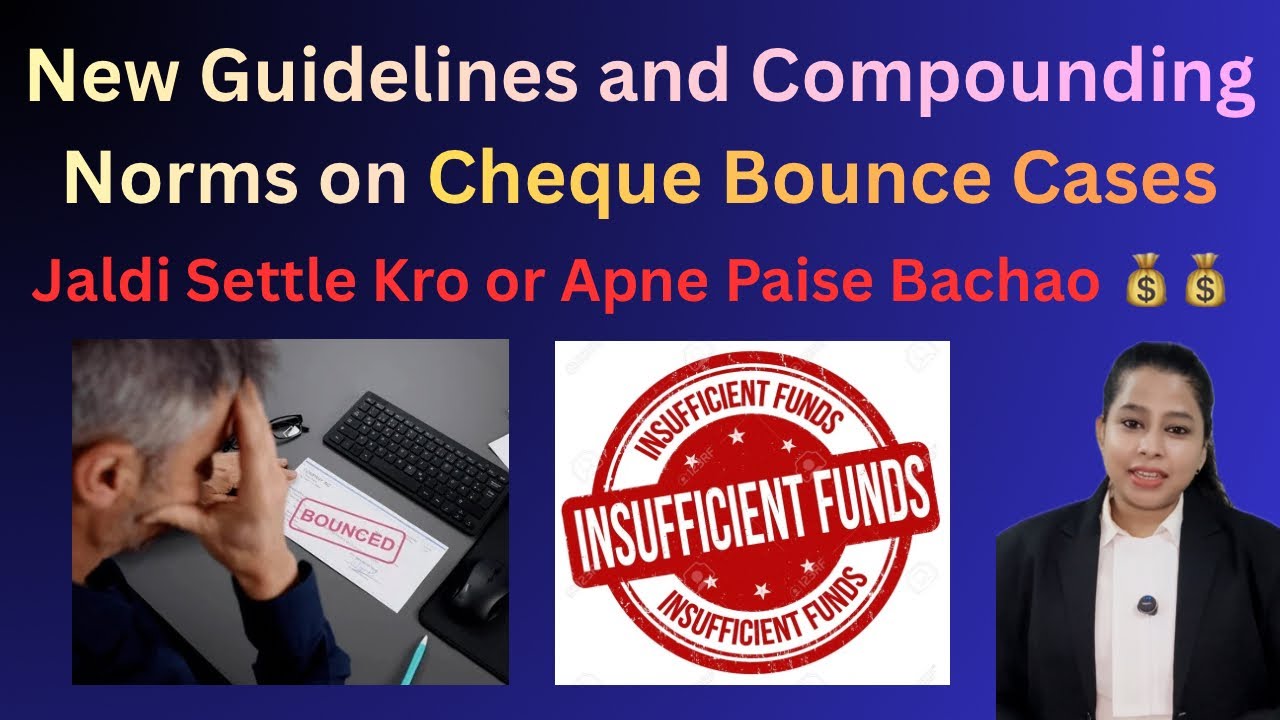 New Guidelines on Cheque Bounce Cases | #chequebouncecase #negotiableinstrumentsact #caselaw #legal 