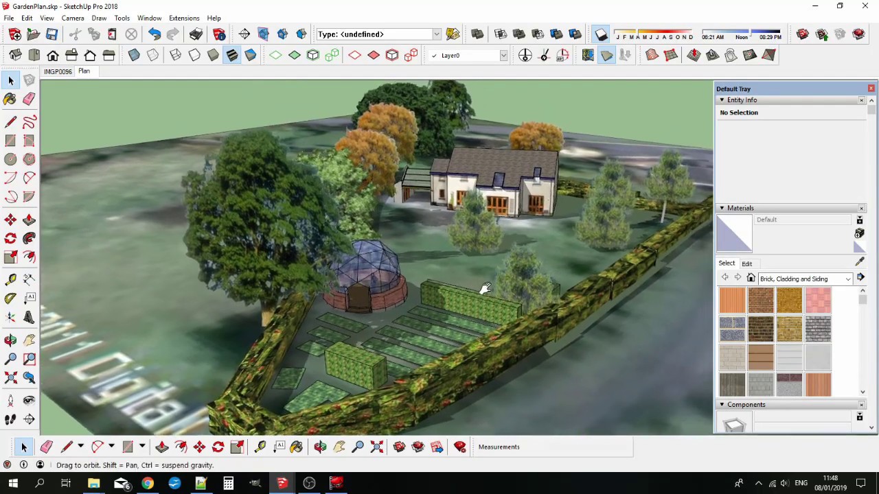 Geodesic Dome from Dodecahedra Extension