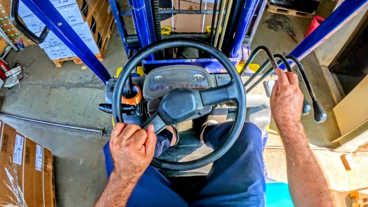 POV How to Use a Forklift | Large Parcel Loading