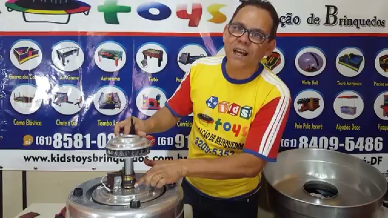 Como consertar maquina de algodão doce
