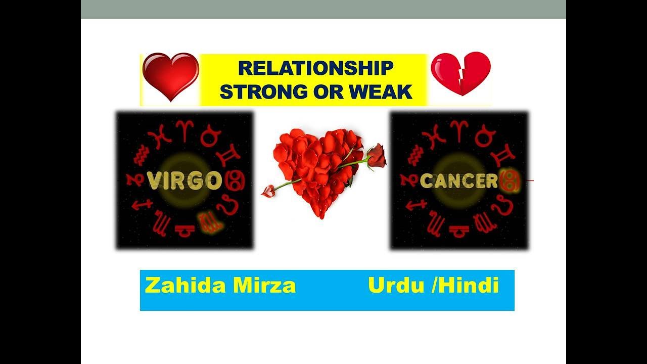 Cancer and Virgo سرطان اور سنبلہ Horoscope Relationship Zodiac Compatibility | Zahida Mirza