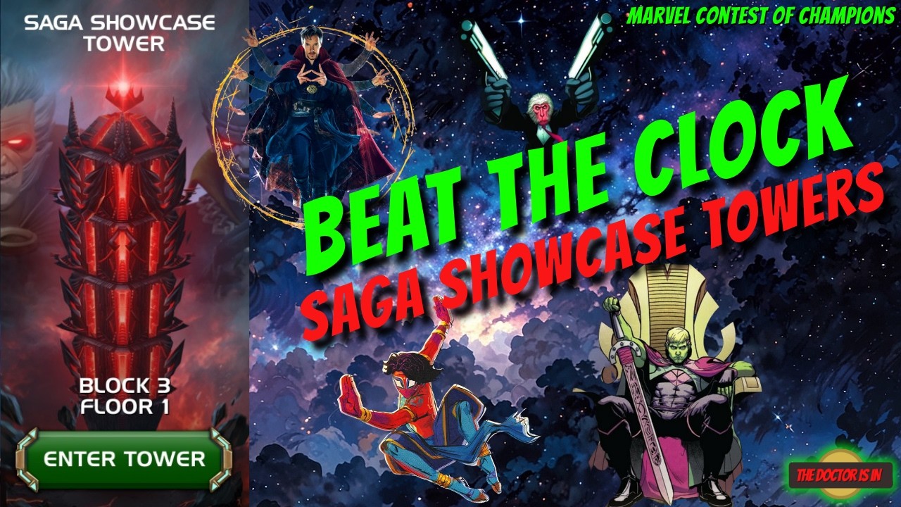 Saga Showcase Towers How It Works How To Beat What Are The Rewards - Marvel Contest of Champions