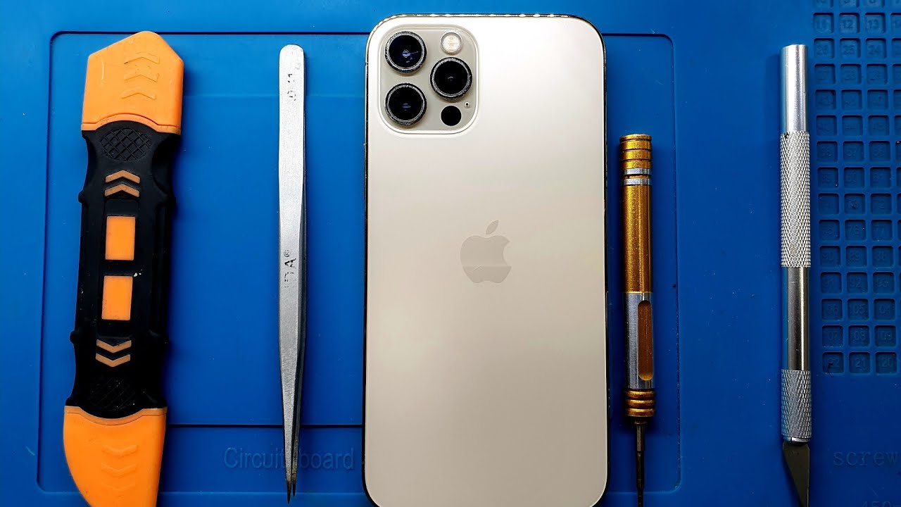 طريقة فك واستبدال السماعة لهاتف IPHONE 12 PRO