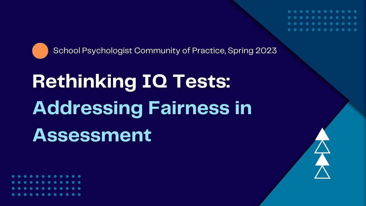 Rethinking IQ Tests: Addressing Fairness in Assessment