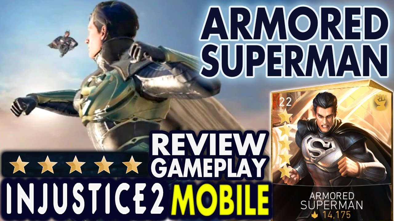 Injustice 2 Mobile. ARMORED SUPERMAN. Super Move, Gameplay, Detailed review.