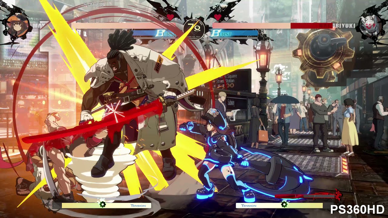 Guilty Gear Strive - May & Chipp vs Nagoriyuki (2 vs. 1)