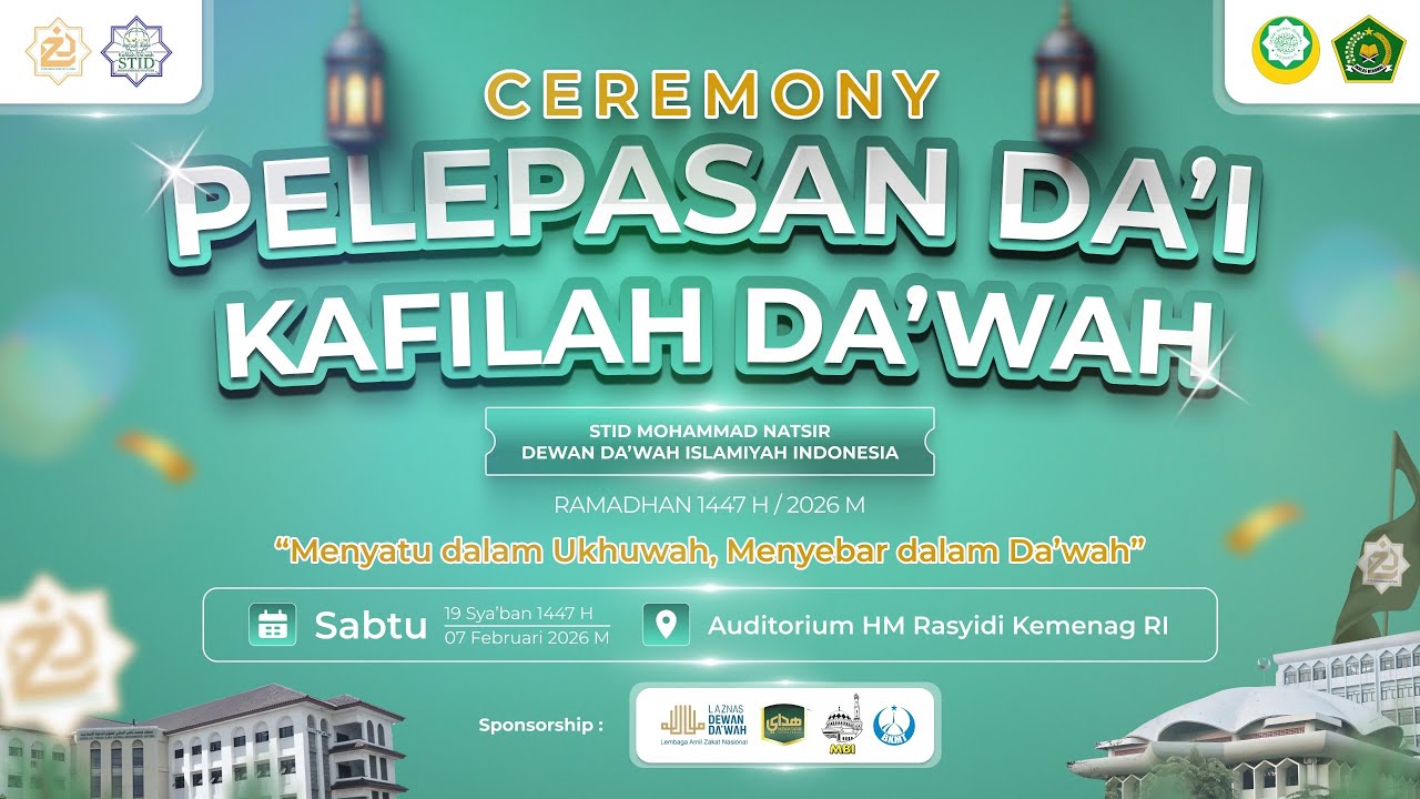 Pelepasan Da'i Kafilah Da'wah STID Mohammad Natsir || Aula HM Rasyidi Kemenag RI || 07 Februari 2026