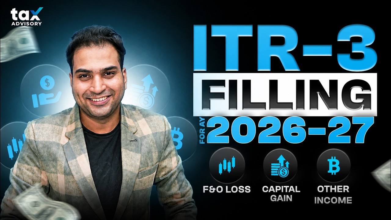 How to File F&O Loss in ITR | ITR Filing for F&O Traders | F&O Loss in Income Tax Return AY 2026-27
