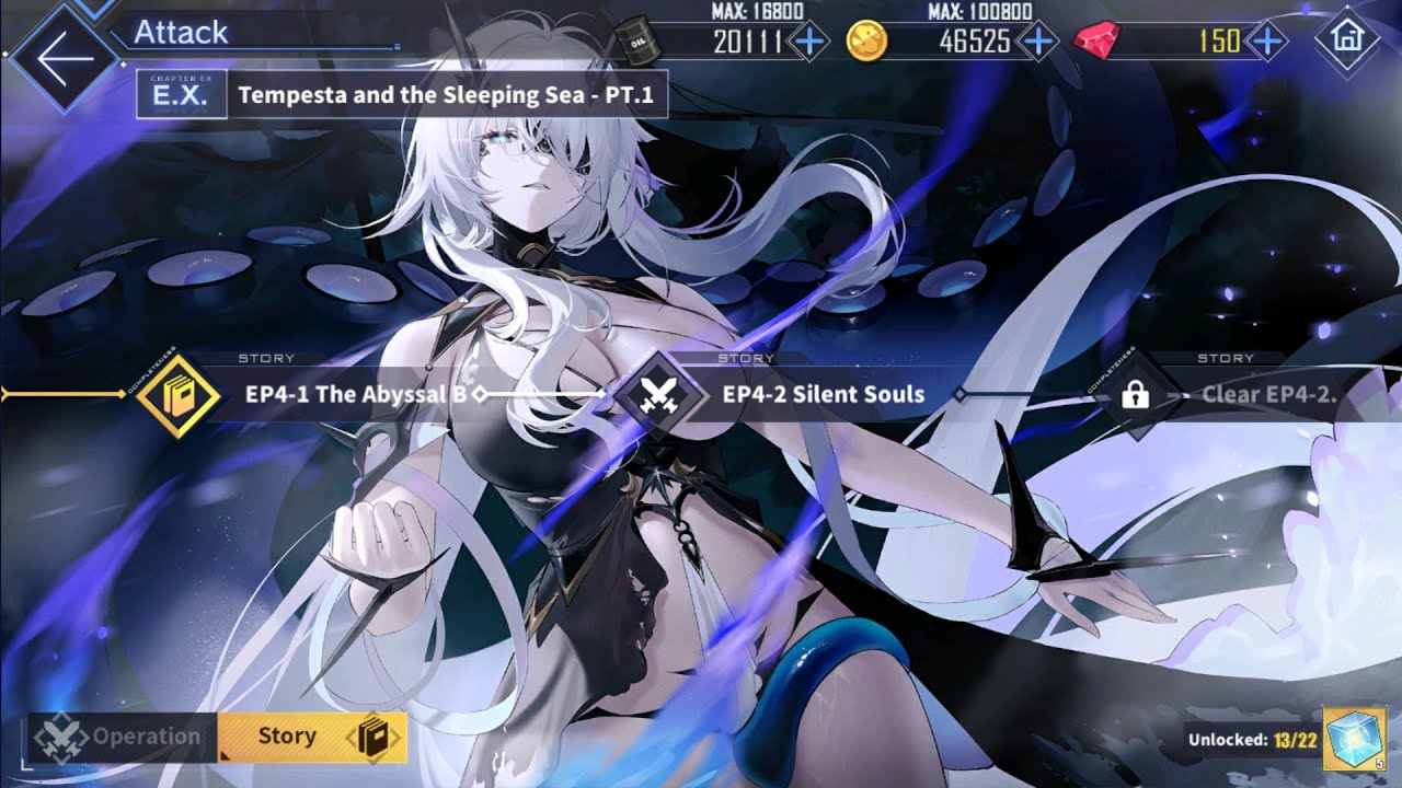 E.X. Tempesta and the Sleeping Sea - Story Mode | Azur Lane
