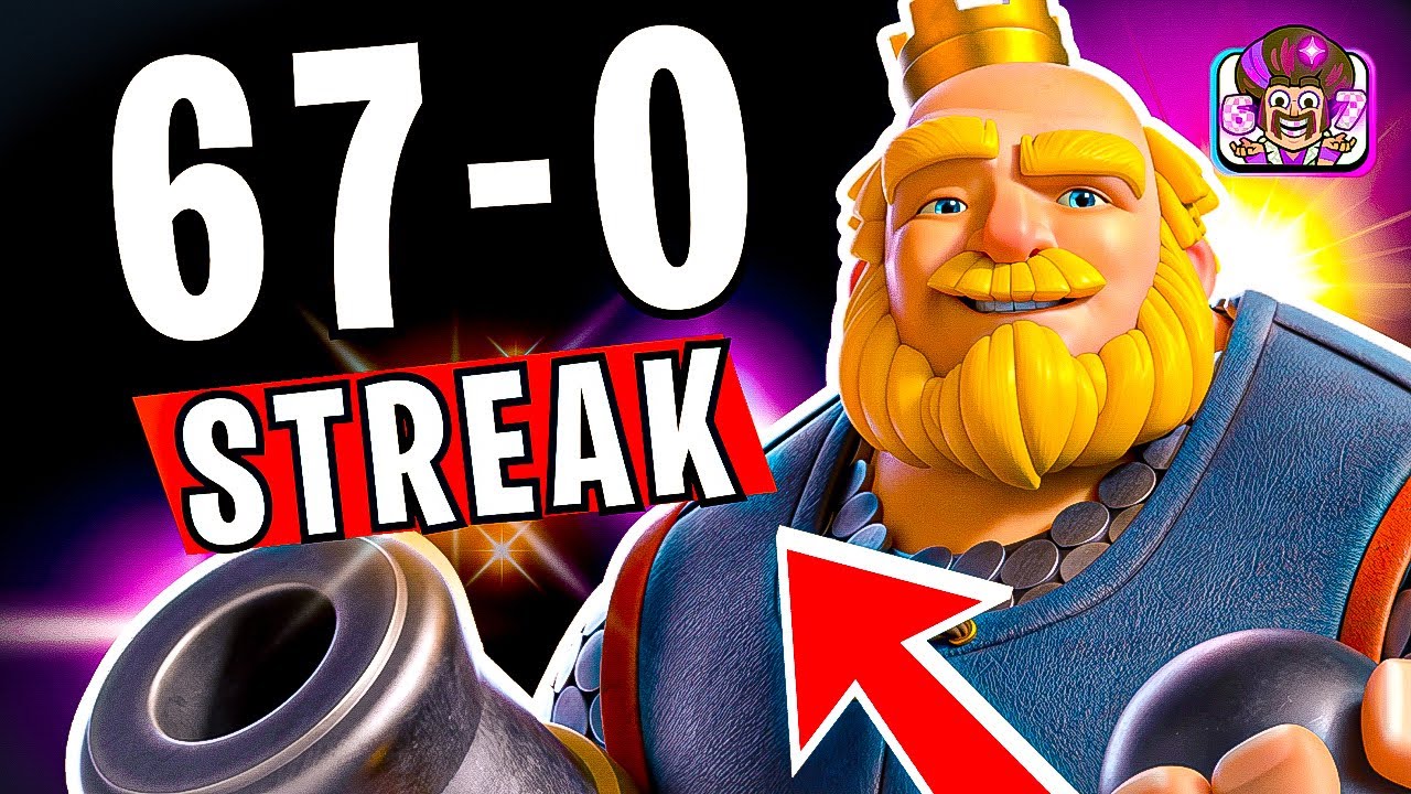 Я ВЫИГРАЛ 67 игр ПОДРЯД с этой колодой Clash Royale!