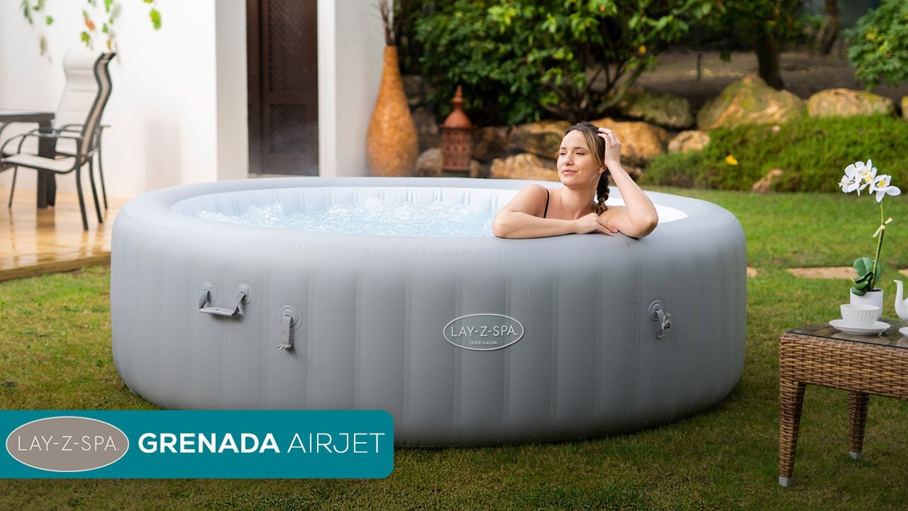 Lay-Z-Spa® Grenada | Energy-efficient inflatable hot tub with UltraFit™ pump and WiFi control