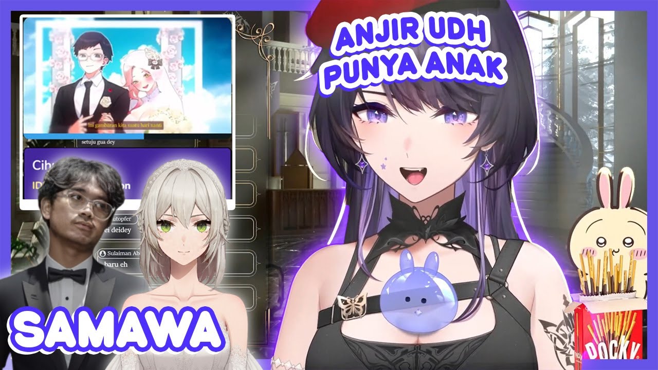 Reaksi Deidey ketika melihat mv pernikahan Via & Bang Al (Random Mediashare)