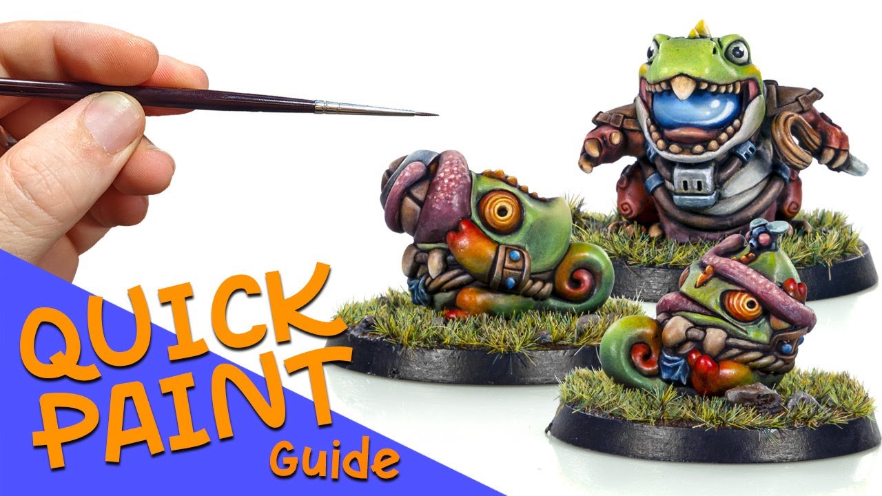 Quick Paint Miniatures for Semi-Pro Results!