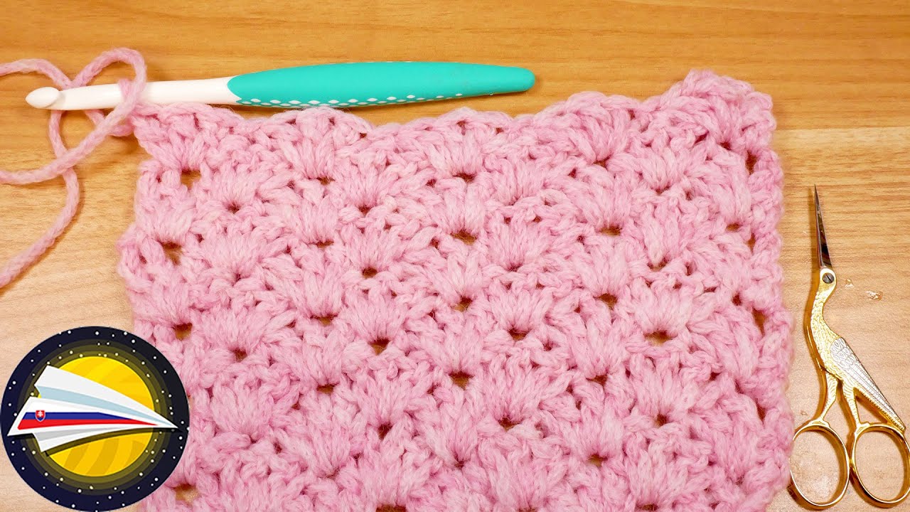 Háčkovanie | Granny vzor na zimu | Veľmi pekný hustý vzor | Jednoduché a rýchle