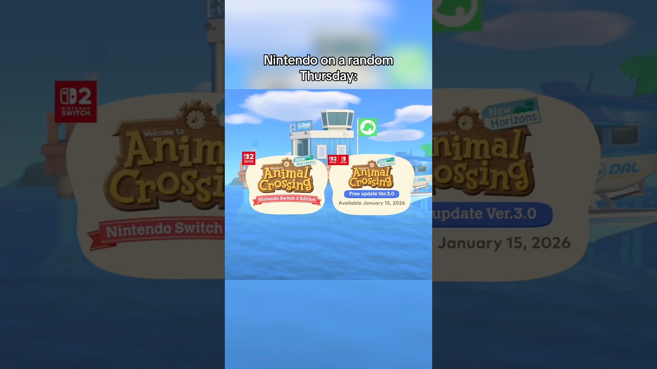 Nintendo выпускает НОВОЕ обновление Animal Crossing 3.0?