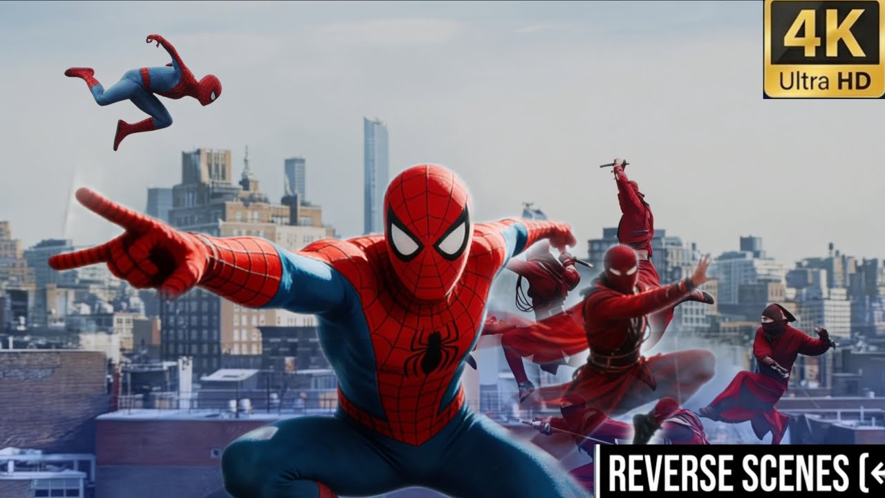 Spider-Man: Brand New Day 🕷️ | FREE 4K Raw Reverse Clips4K Twixtor Clips for Editors 