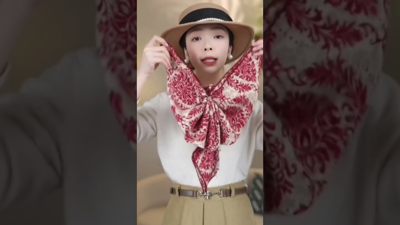 100 Stylish Ways to Tie a Silk Scarf #fashion #scarf #scarffashion