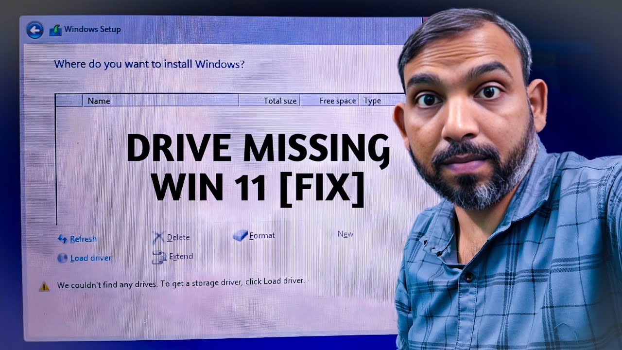How to Fix &lsquo;No Drive Found&rsquo; Error During Windows Installation | Techsolwin 
