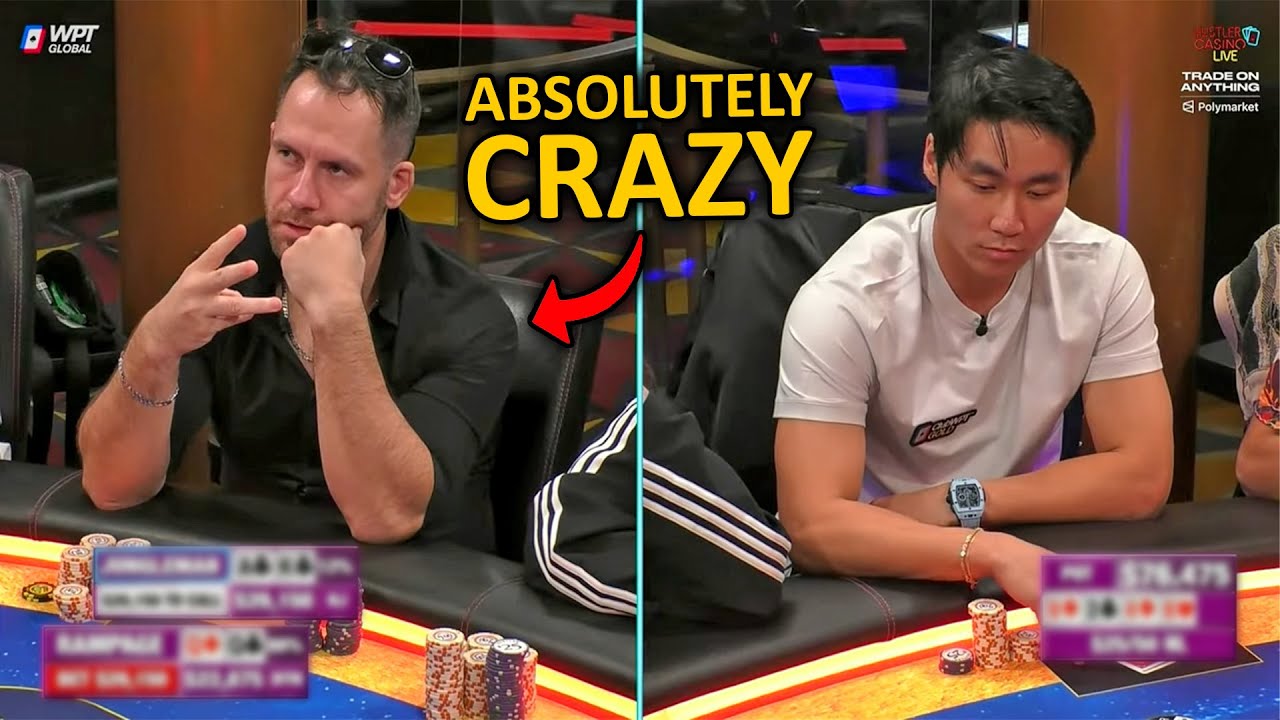 Jungleman Is Considering IMPOSSIBLE Calls To Beat Rampage @Hustler Casino Live