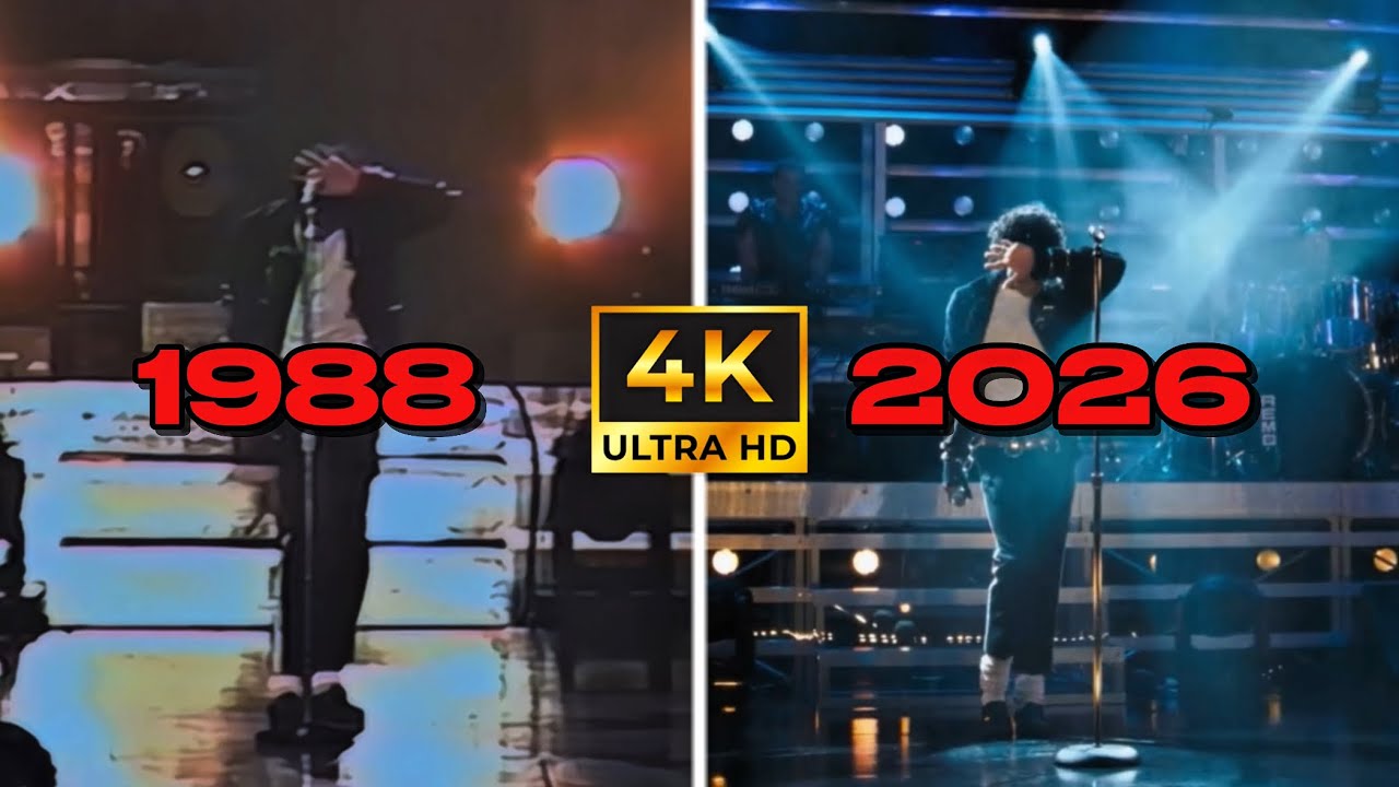 4K || Michael Jackson vs Jaafar Jackson BAD (Side by side)