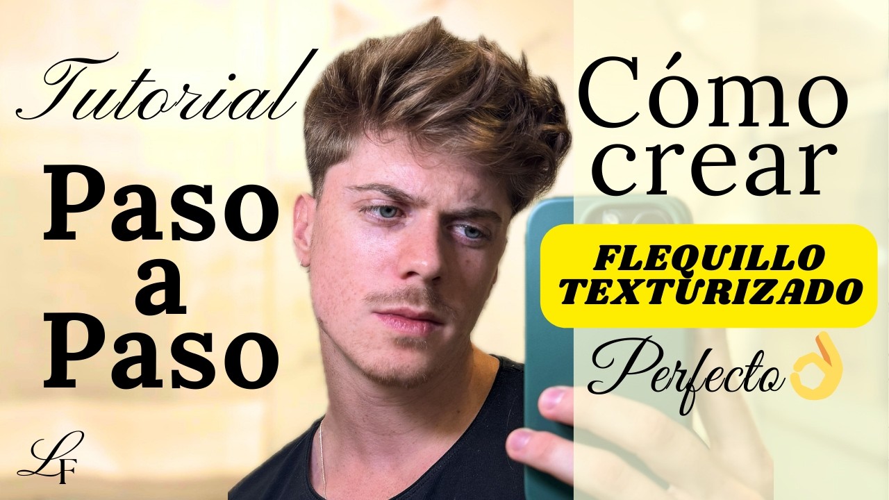 TUTORIAL peinado FLEQUILLO TEXTURIZADO explicado PASO a PASO