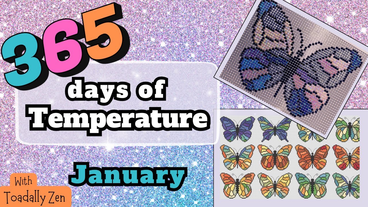 🌟 365 Days of Diamond Painting: Ultimate Temperature Chart Challenge! (Cross Stitch Conversion) ✨