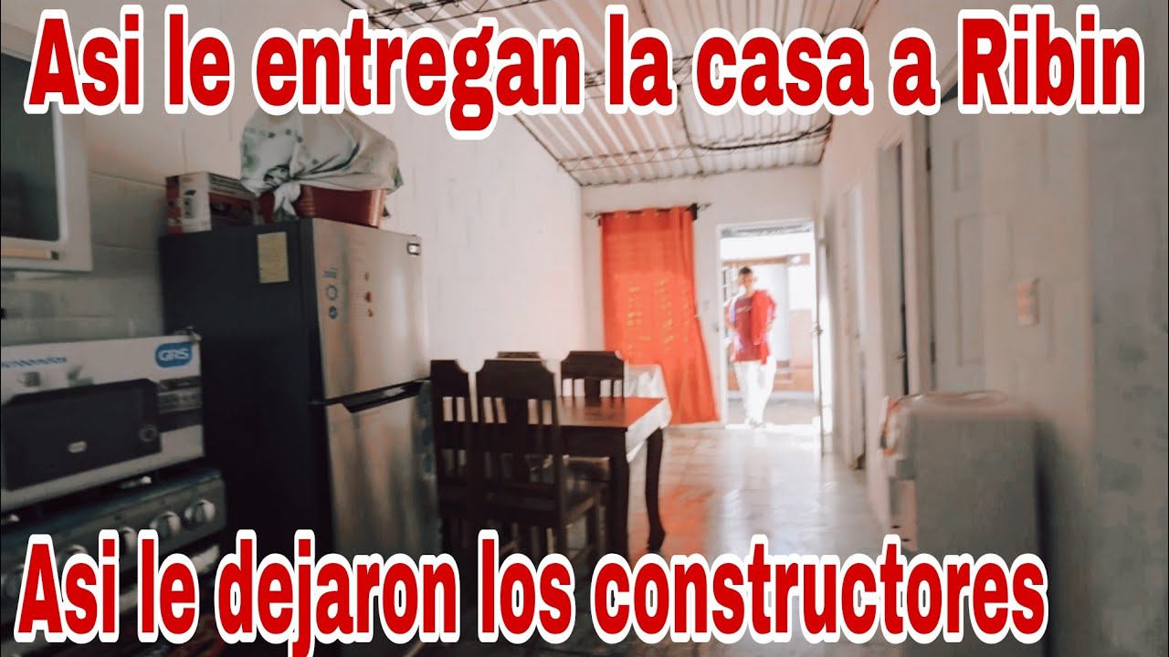 Asi le entregan la casa a Ribin trabajo terminado todo limpio😱😳