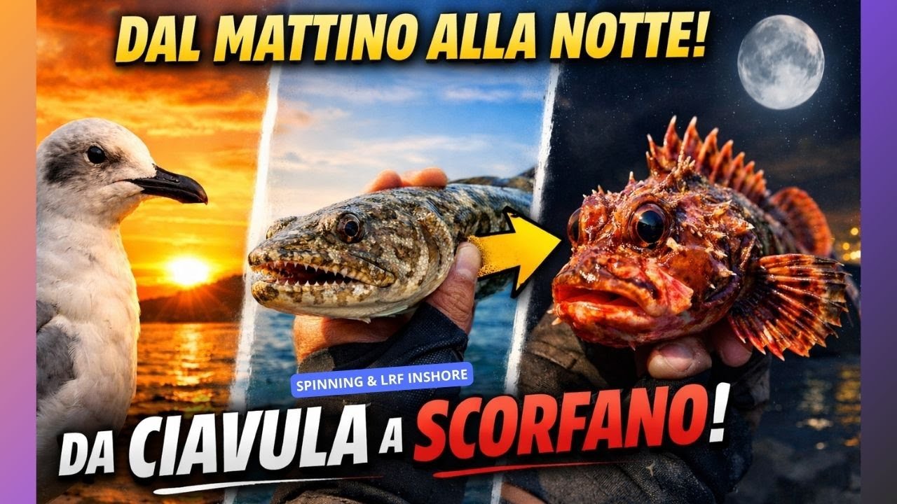 All’alba sbaglio tutto, la sera ribalto la giornata: cronaca vera di una pescata imprevedibile