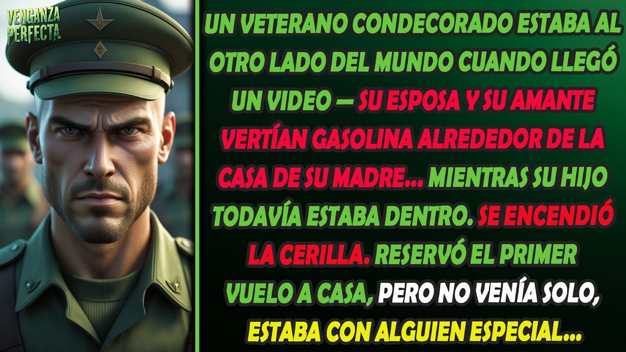 Un veterano condecorado vio a su esposa a punto de quemar la casa de su madre — su hijo todavía ...