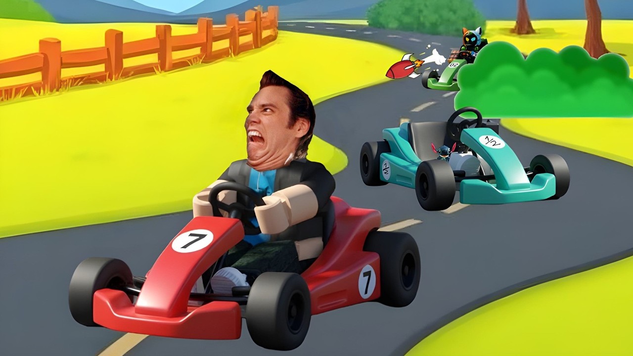 Мы играли в Mario Kart 8 в ROBLOX.