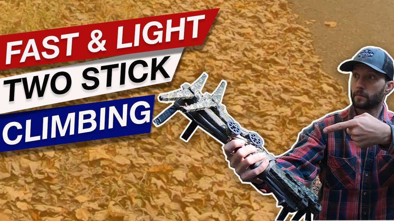 Saddle Hunting Two Stick Climbing Method (Video)