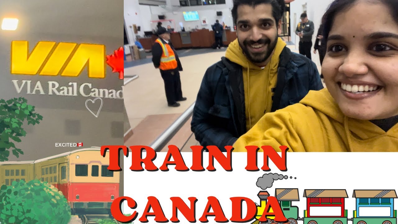 FIRST TIME IN TRAIN 🚃!KL CANADA | Canada Malayalam Vlog| Vloggers in Canada |  Mallu vlogger Canada