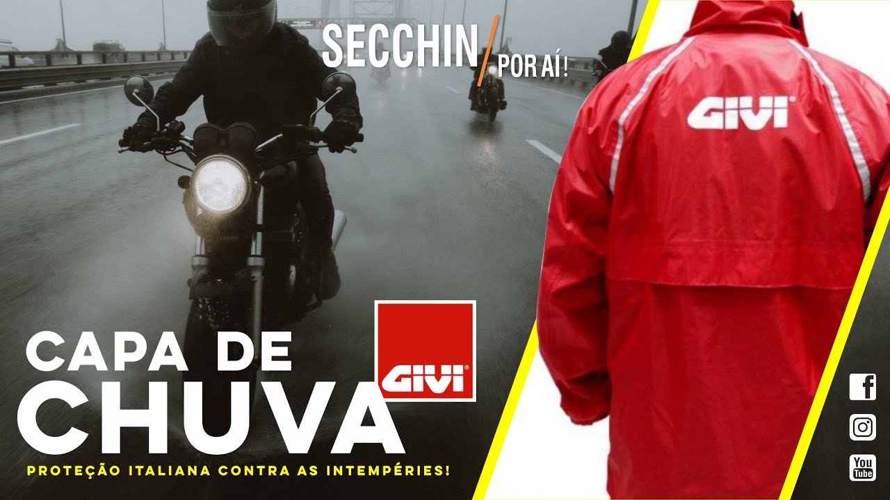 Análise Detalhada: Capa de Chuva Givi - Proteção Italiana Contra as Intempéries!