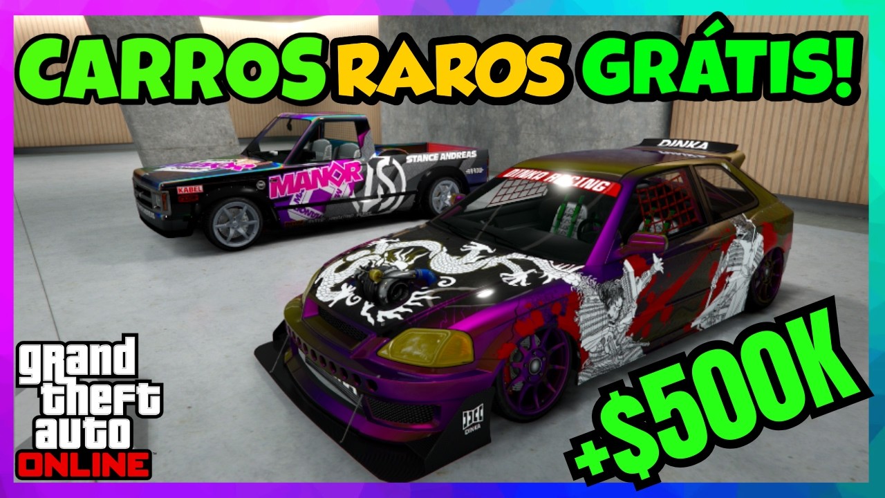 🎁 Rockstar Liberou 2 Carros RAROS + $500.000 GRÁTIS! Veja Como Resgatar no GTA Online | SOLO