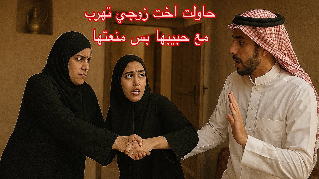 مسكت اخت زوجي وهي تحاول تهرب ومنعتها !