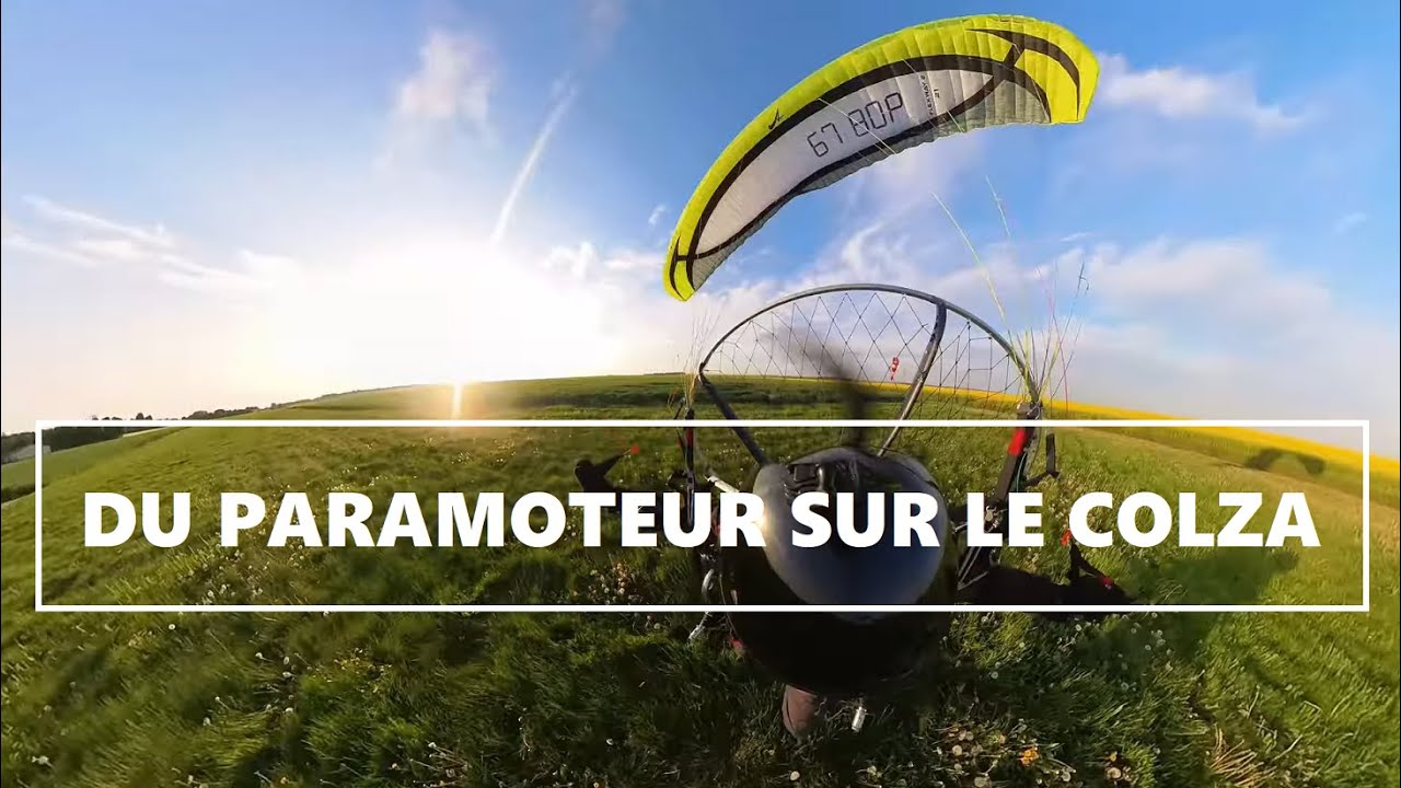 Un Paramoteur sur le Colza - 2025 05 01 (360°)