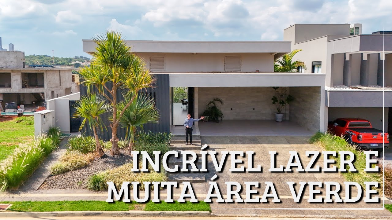 CASA MODERNA COM INCRÍVEL LAZER À VENDA NO JARDINS ITÁLIA | GOIÂNIA