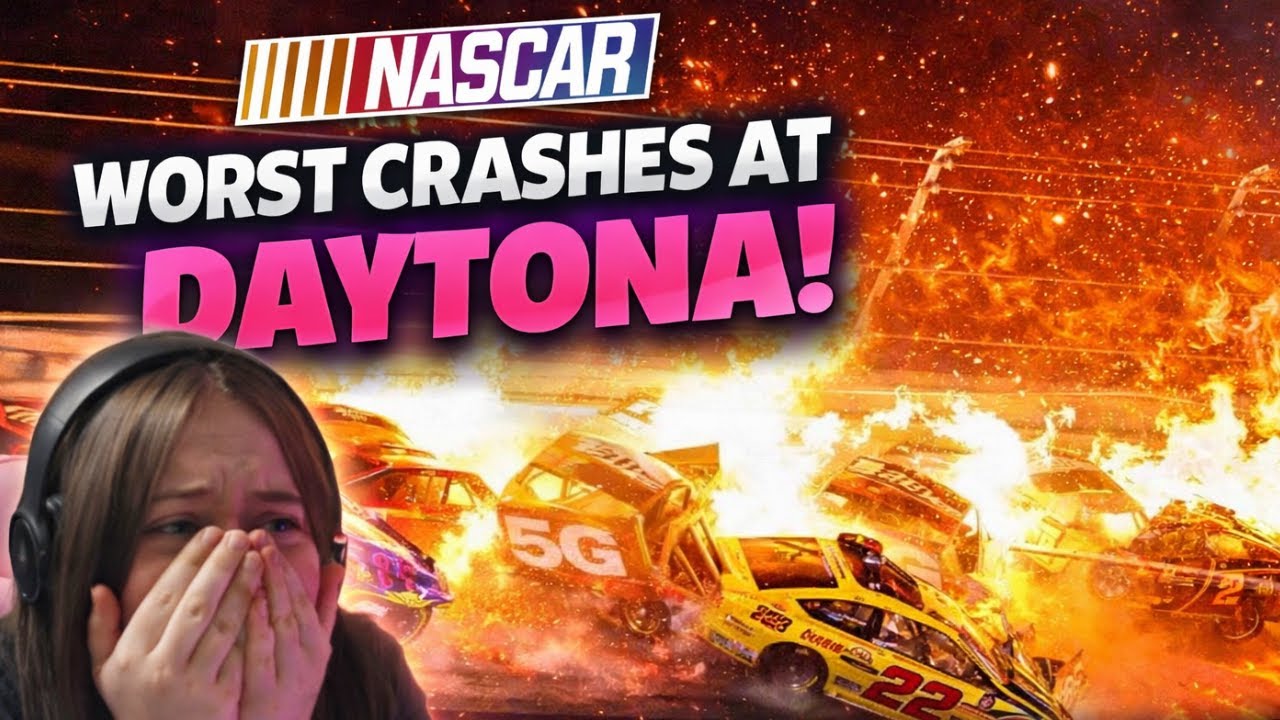 Реакция на самые ужасные аварии NASCAR на трассе Дейтона!